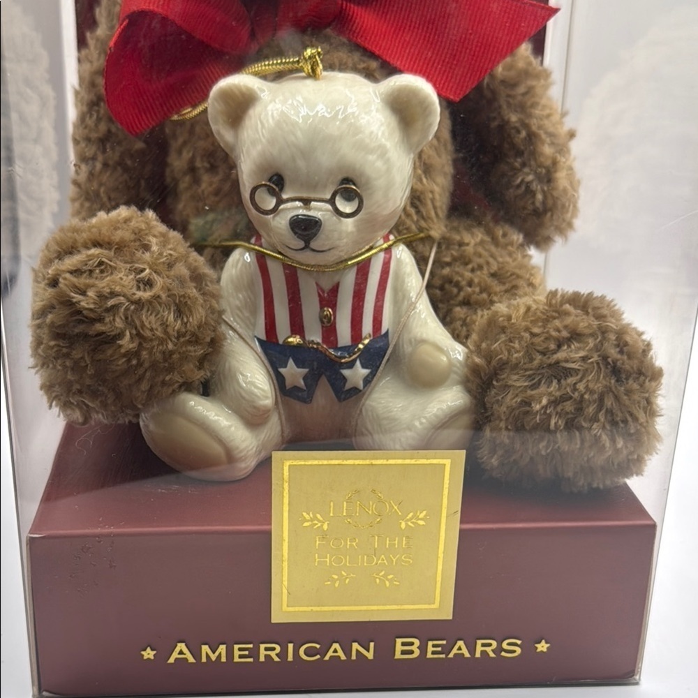 Lenox 100 Anniversary American Bears Teddy Bear Set - Picture 4 of 7